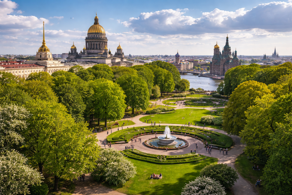 Петербург признан самым экологичным туристическим направлением России в 2026 году